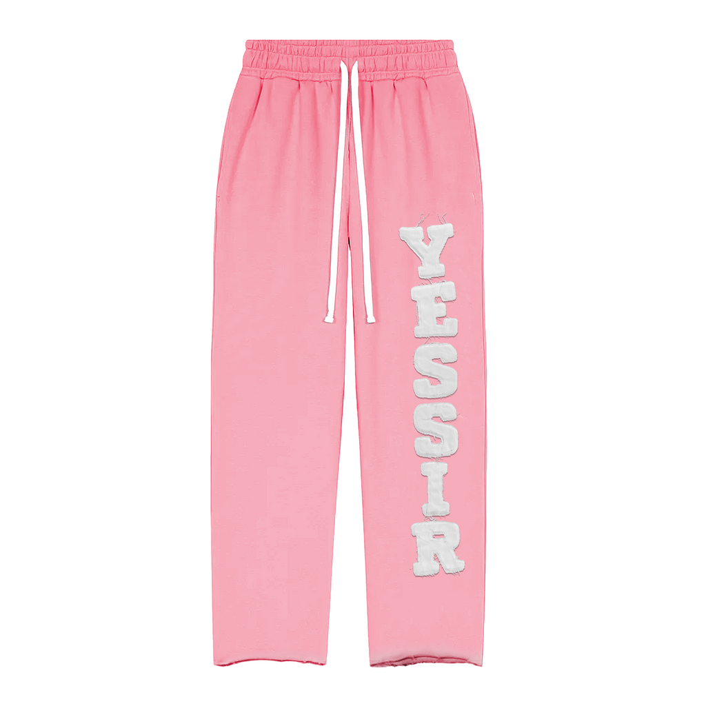 YESSIRSKI PINK SWEATPANTS