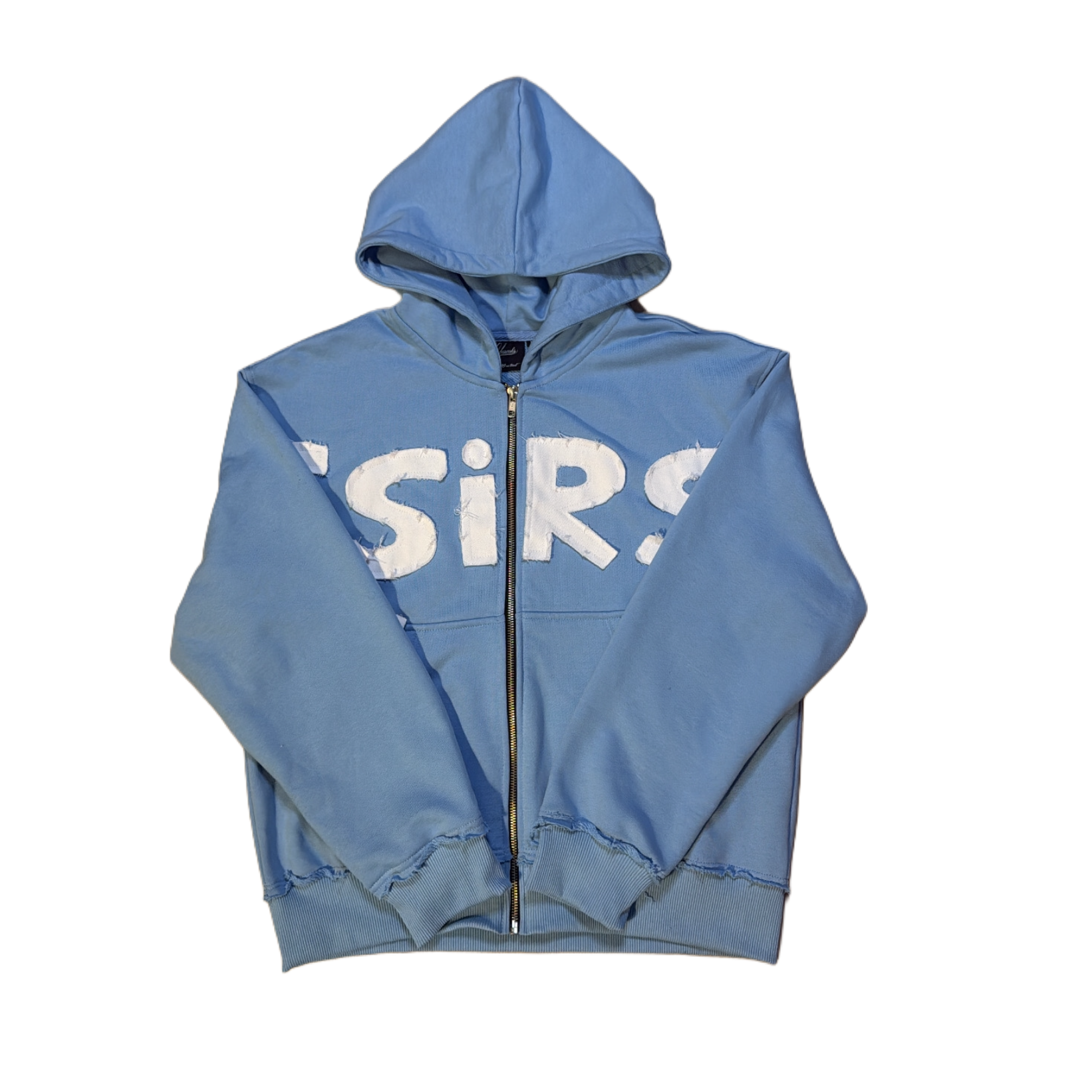 YESSIRSKI BLUE ZIP HOODIE