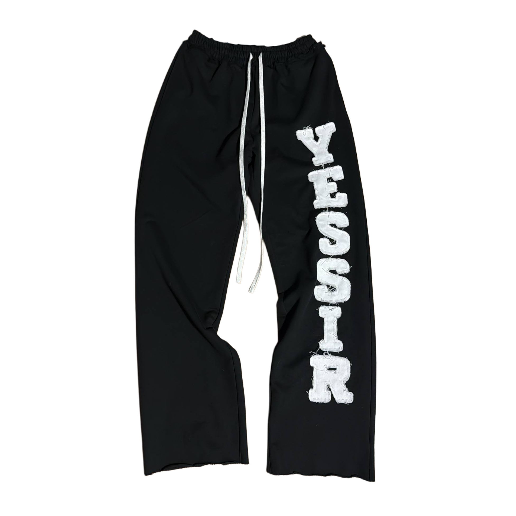 YESSIR BLACK SWEATPANTS